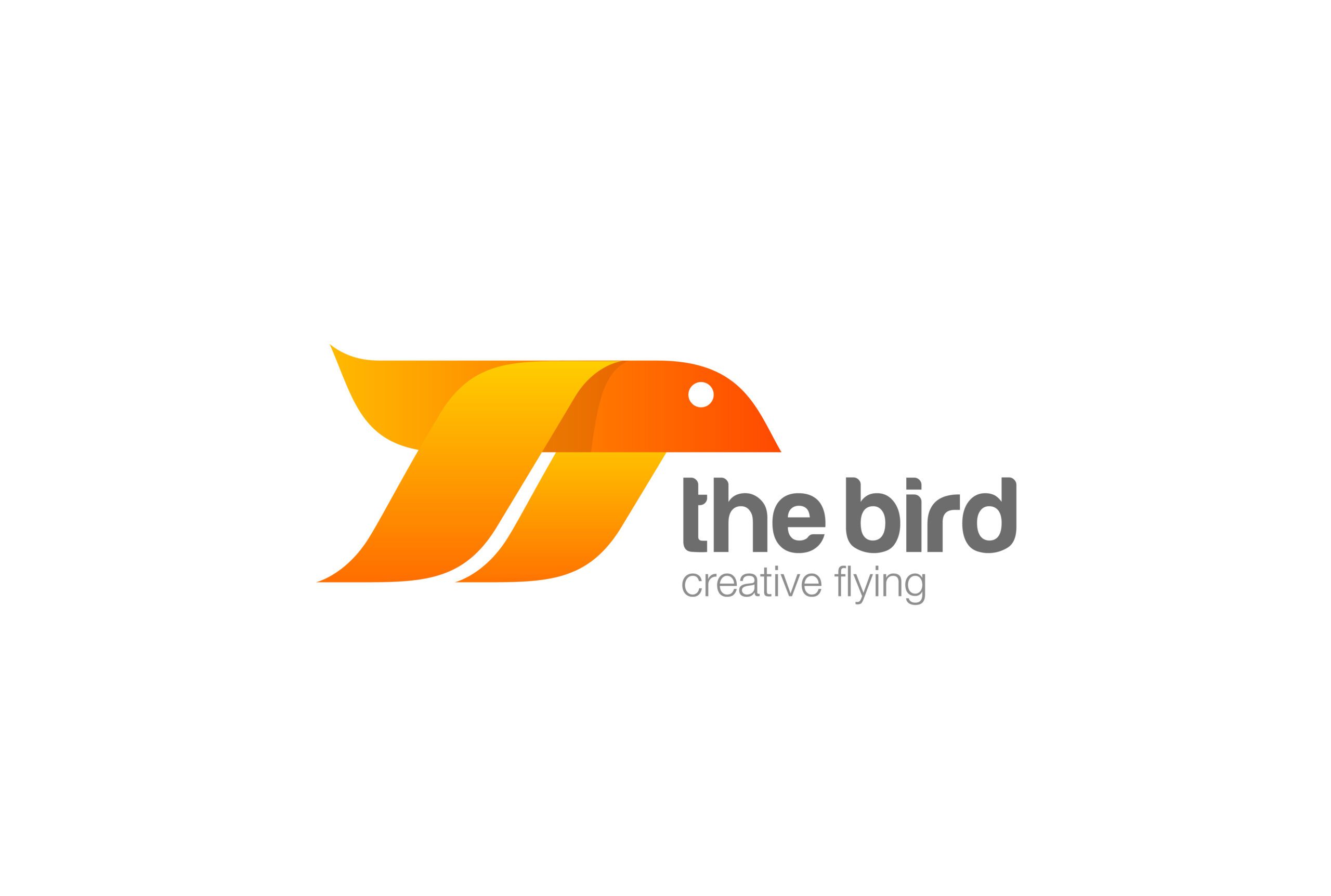 Flying Bird abstract Logo design vector template.
Eagle Falcon geometric logotype concept icon.