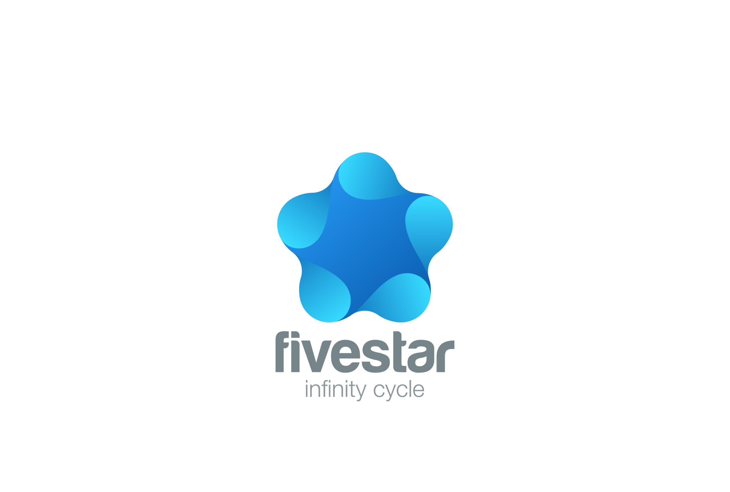 Star abstract Logo design vector template.
